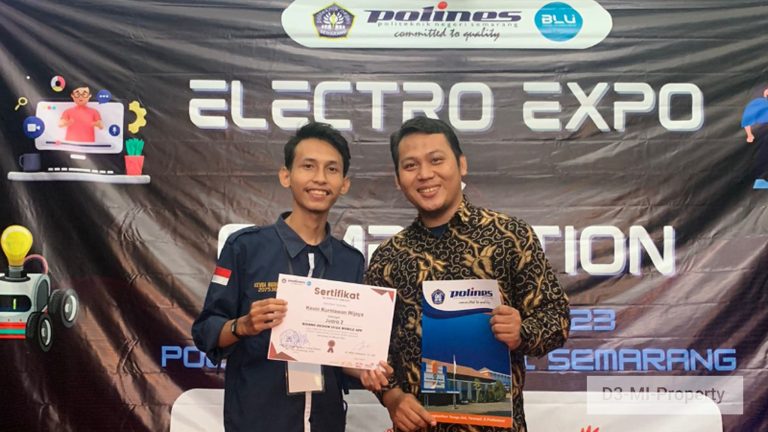 Tim Mahasiswa D3 MI Polinela raih Juara II Desain Mobile UI/UX Nasional pada Electro Expo & Competition di Polines Semarang